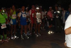 Am Start des 29. Spartathlon 2011