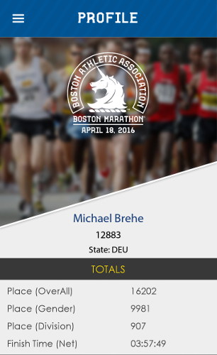 Result 120. Boston Marathon 2016